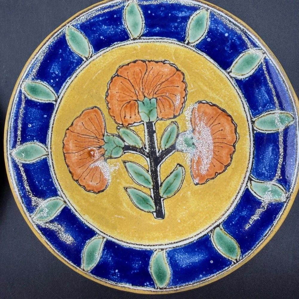 Vintage Talavera Uriarte Dinner Plates 9
